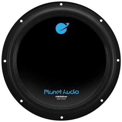Planet Audio 10" 1500W Dual 4 Ohm Voice Coil Car Audio Power Subwoofer(Open Box)