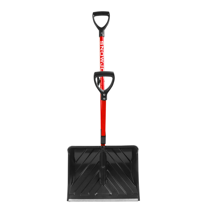 Snow Joe Snow Shovel w/ 18" Shovel Blade & Assist Handle, Red (Open Box)