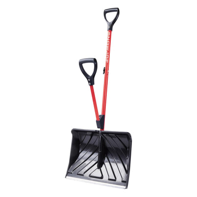 Snow Joe Snow Shovel w/ 18-Inch Shovel Blade and Assist Handle, Red (Used)