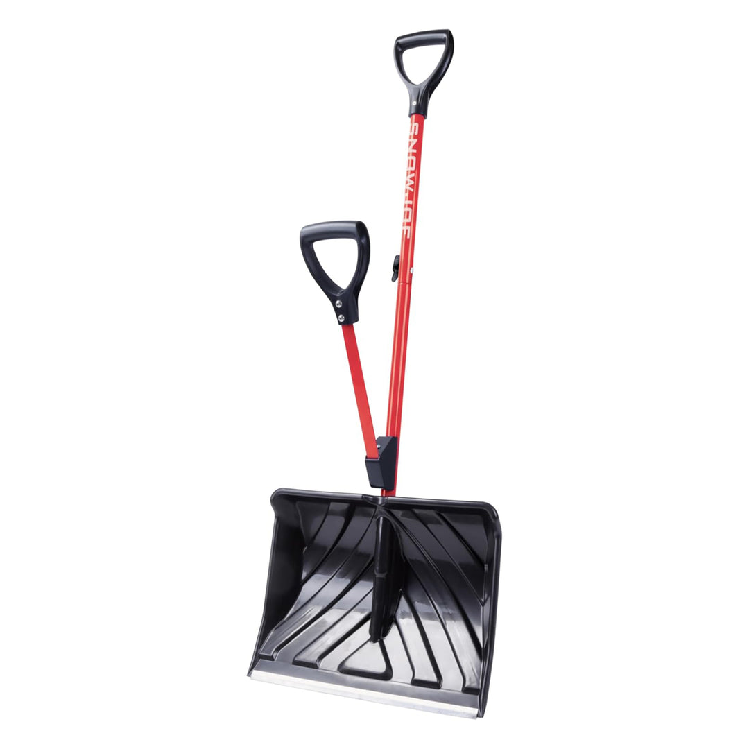 Snow Joe Snow Shovel w/ 18" Shovel Blade & Assist Handle, Red (Open Box)