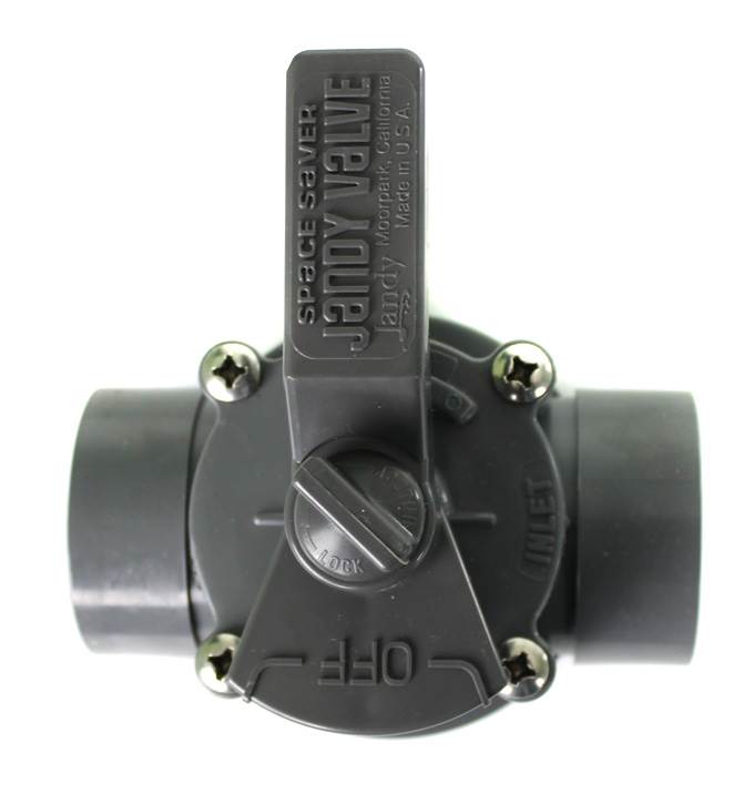 Zodiac 1.5" To 2" 2 Port Space Saver Plumbing Valve Positive Seal (Open Box)