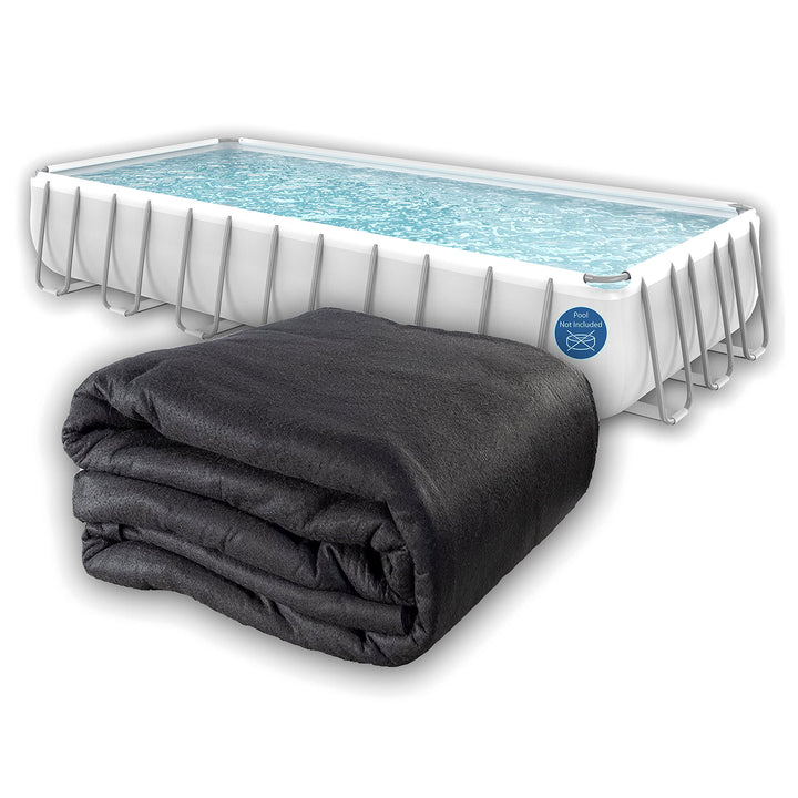 Swimline Hydrotools Above Ground Oval Liner Pad, Pool Protector Mat, 18 x 33 Ft