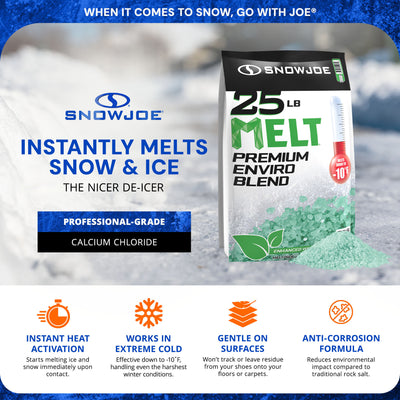 Snow Joe 2 Pack Melt Enviro Blend Ice/Snow Deicer, Pet-Friendly for Driveways