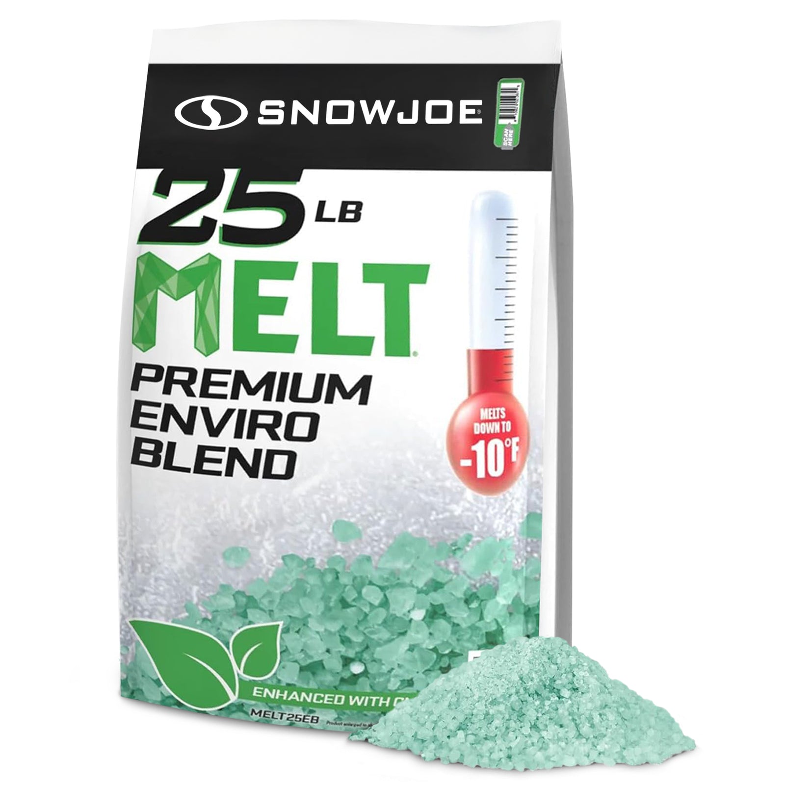 Snow Joe Melt Enviro Blend Ice/Snow Deicer, Pet-Friendly for Driveways, MELT25EB - VMInnovations