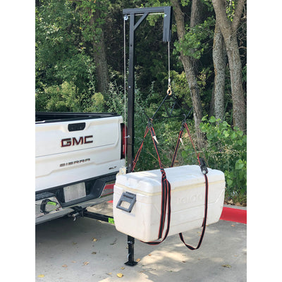 HME Game Hoist Kit, Winch Gambrel, 400lb Capacity, Adjustable Height (For Parts) - VMInnovations
