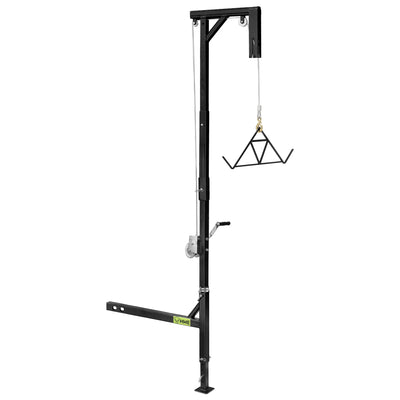 HME Game Hoist Kit, Winch Gambrel, 400lb Capacity, Adjustable Height (For Parts) - VMInnovations