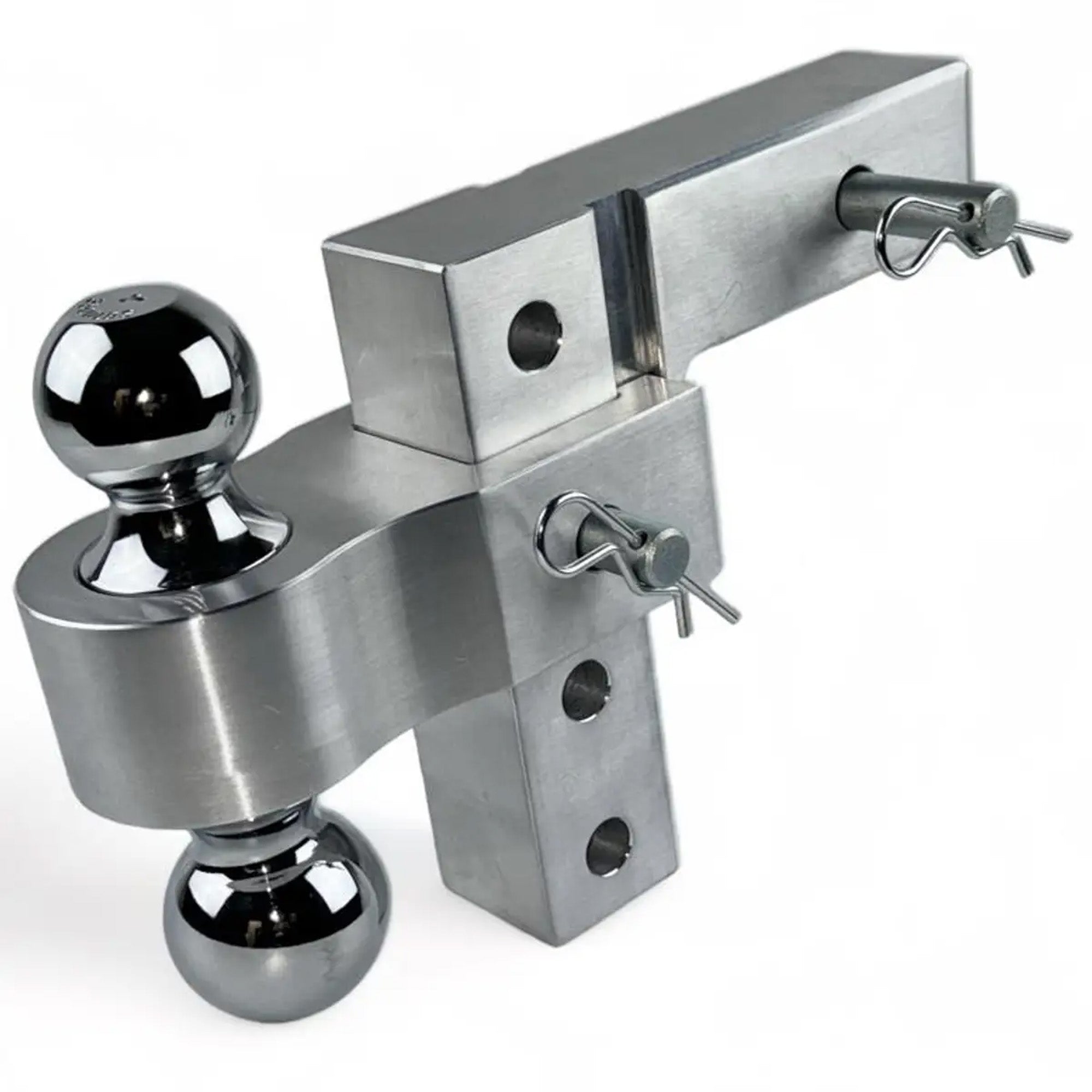Uriah Products Adjustable Aluminum Hitch Mount with 2" & 2.31" Balls (Open Box) - VMInnovations