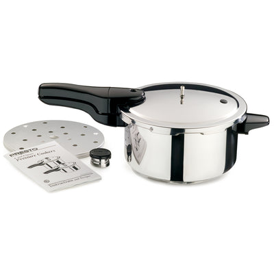 Presto 01341 4 Quart Stainless Steel Pressure Cooker, Tri Clad Base,Silver(Used)
