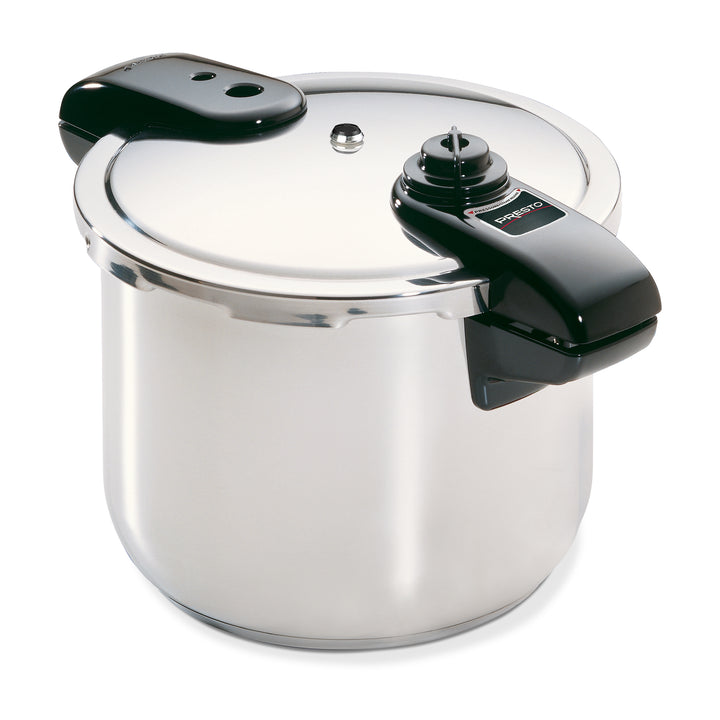 Presto 01370 8 Quart Stainless Steel Pressure Cooker, Tri Clad Base (Open Box)