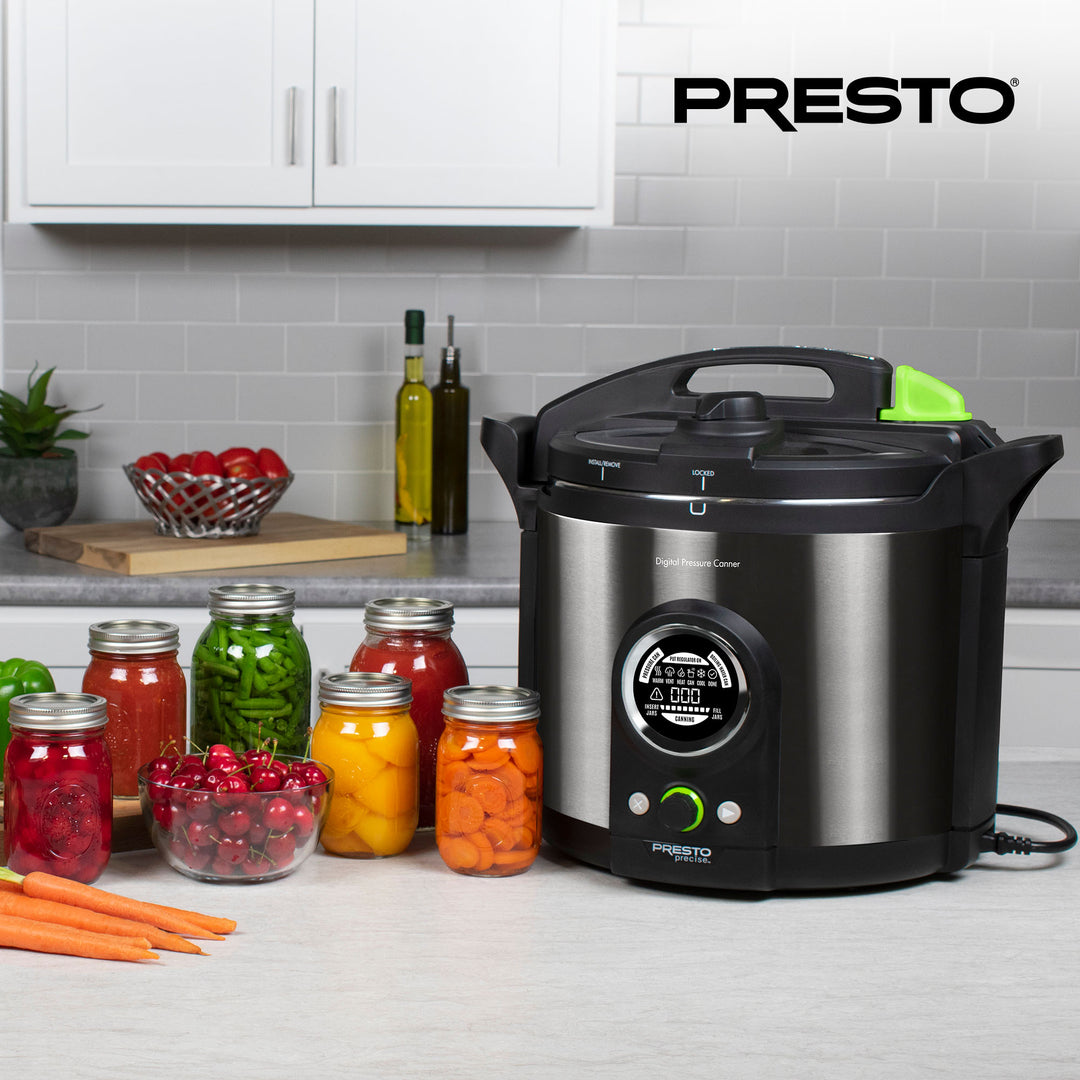 Presto Precise 02144 12 Qt Electric Pressure Canner, Stainless Steel (Open Box)