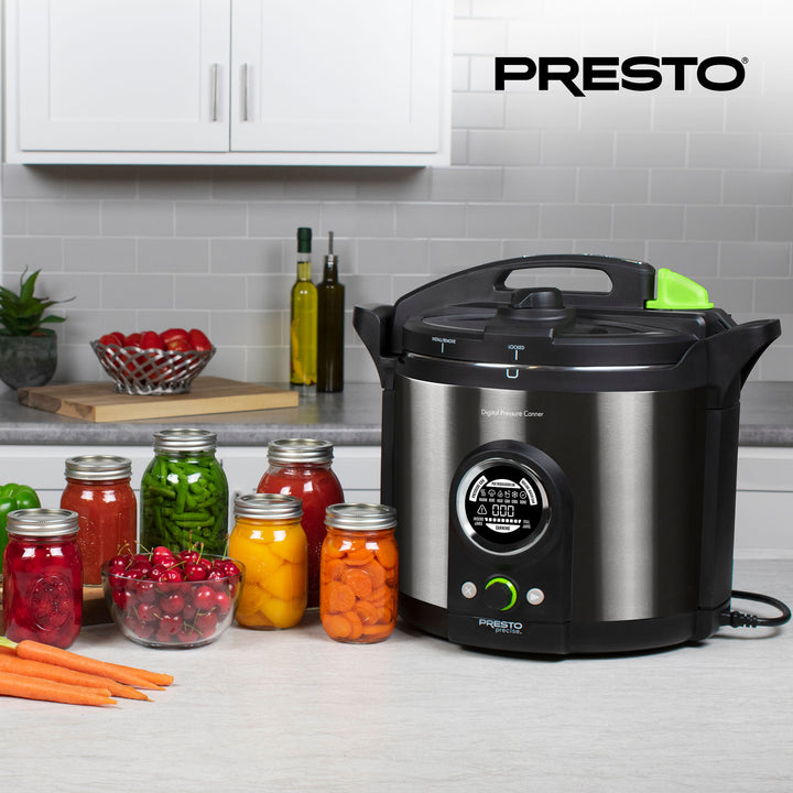 Presto Precise 02144 12 Qt Electric Pressure Canner, Stainless Steel (Open Box)