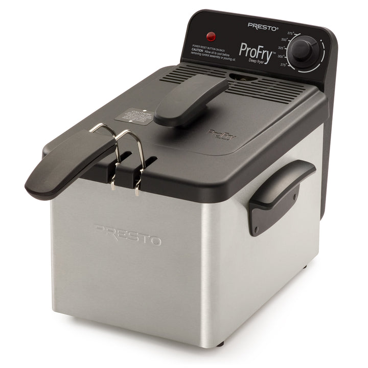 Presto ProFry 8-Cup Deep Fryer with 1800-Watt Immersion Element, Stainless Steel