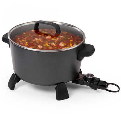 Presto 10-Quart Kitchen Kettle XL Multi-Cooker, Steamer & Deep Fryer (Open Box) - VMInnovations