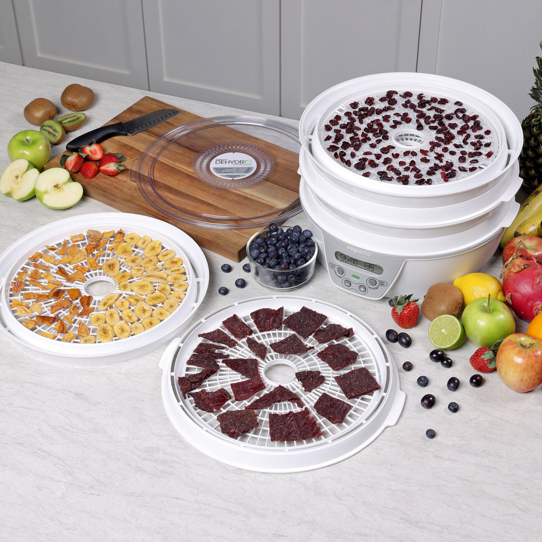 Presto Dehydro 6-Tray Digital Electric Food Dehydrator for Fruits & Vegetables