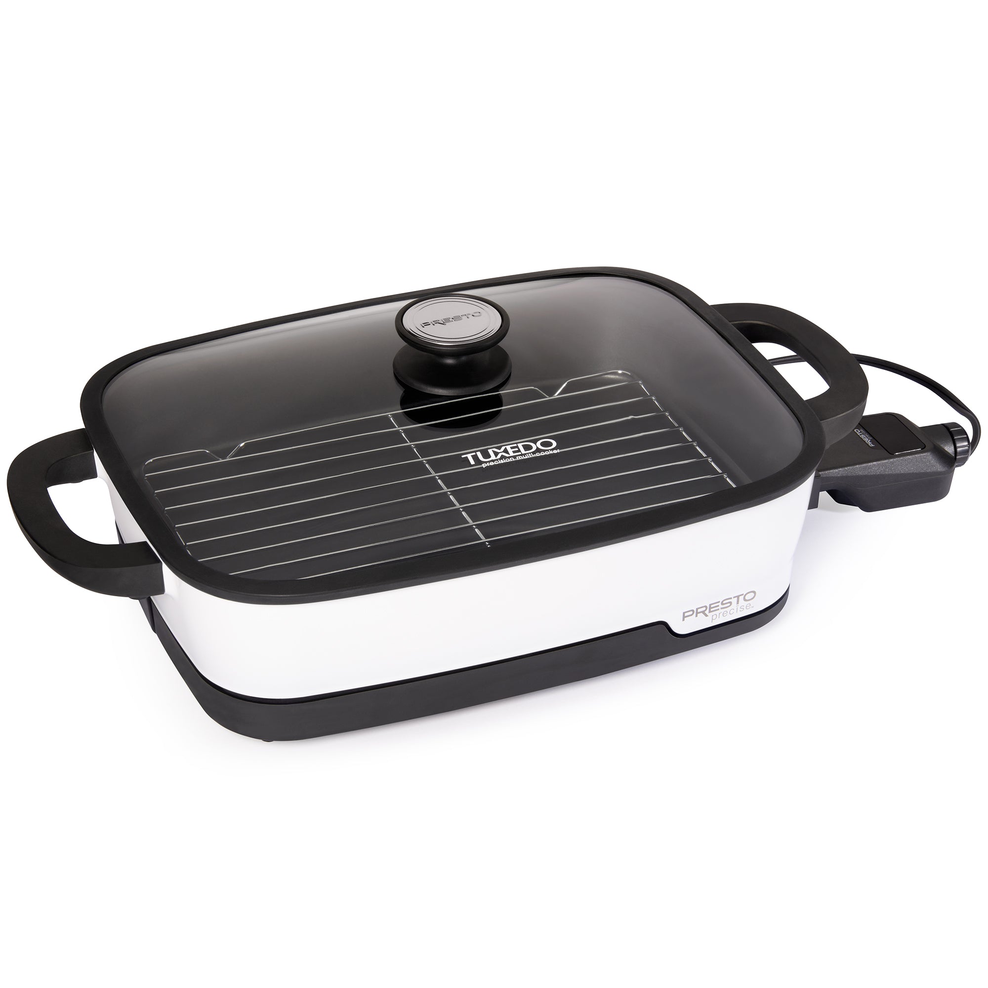 Presto Tuxedo Digital Precision Skillet Nonstick Multi-Cooker 16"(Open Box) - VMInnovations