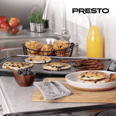 Presto 22" Slimline Griddle with Removable Handles and Ceramic Nonstick Surface - VMInnovations