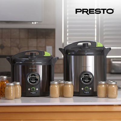 Presto Precise 02152 17 Qt Electric Pressure Canner, Stainless Steel, Silver - VMInnovations