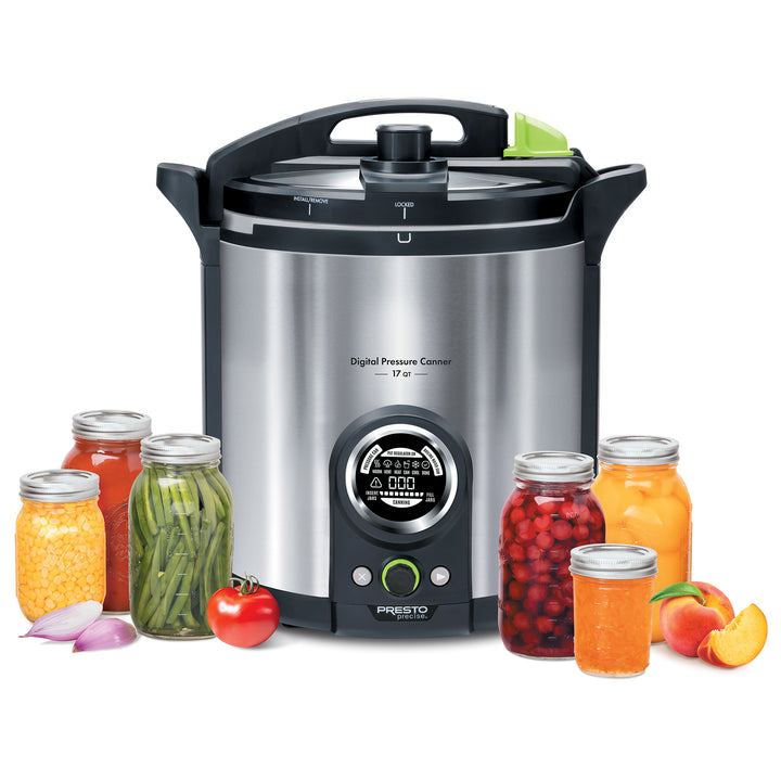 Presto Precise 17 Qt Electric Pressure Canner, Stainless Steel, Silver(Open Box)