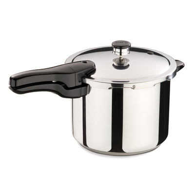 Presto 6qt Stainless Steel Pressure Cooker, Tri Clad Base, Silver (Open Box)