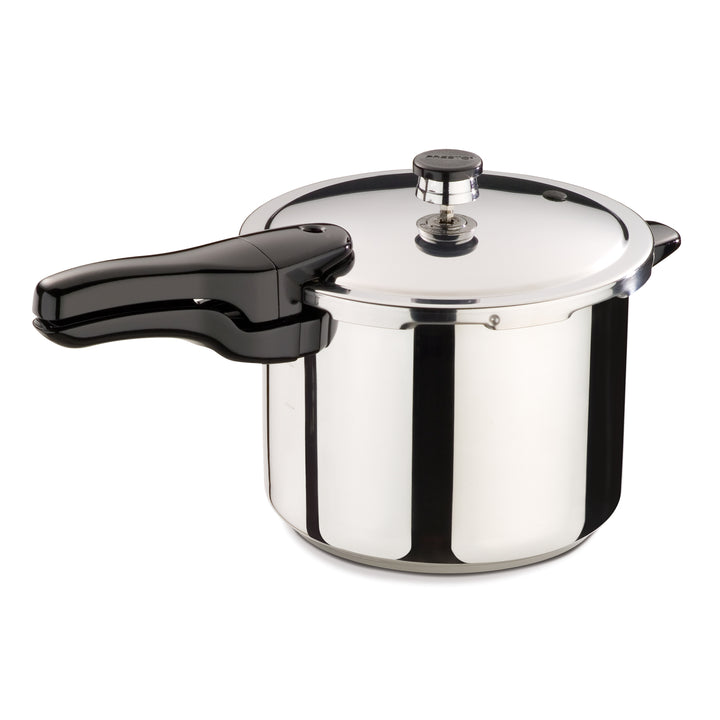 Presto 6qt Stainless Steel Pressure Cooker, Tri Clad Base, Silver (Open Box)