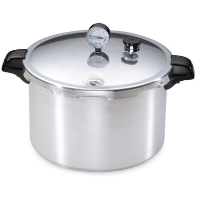 Presto 16 Qt Pressure & Boil Canner, Cooker w/Gauge, Aluminum, Silver (Open Box) - VMInnovations