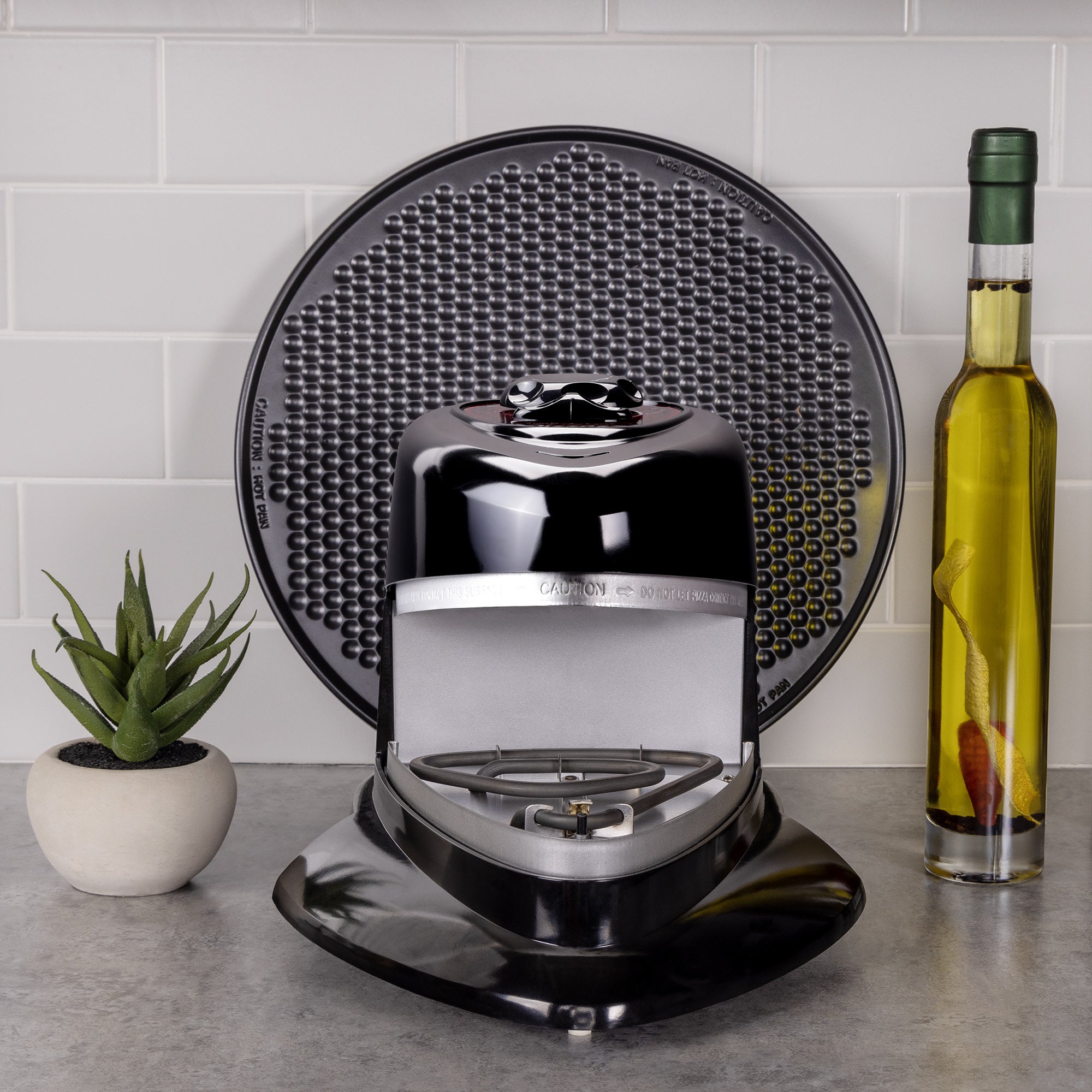 Presto Rotating Pizza Oven, Bake 7-12" Pizzas, Wings, Rolls & More (Open Box) - VMInnovations