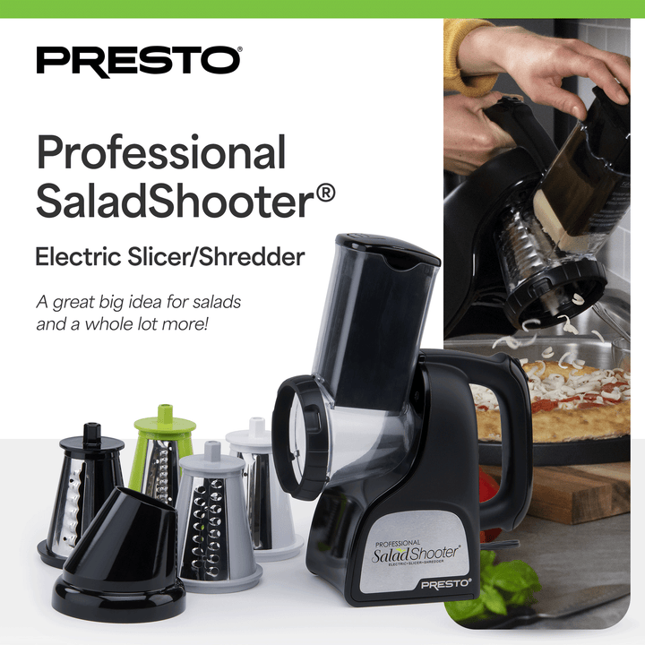 Presto Professional Electric Slicer, Shredder and Vegetable Grater (Open Box)