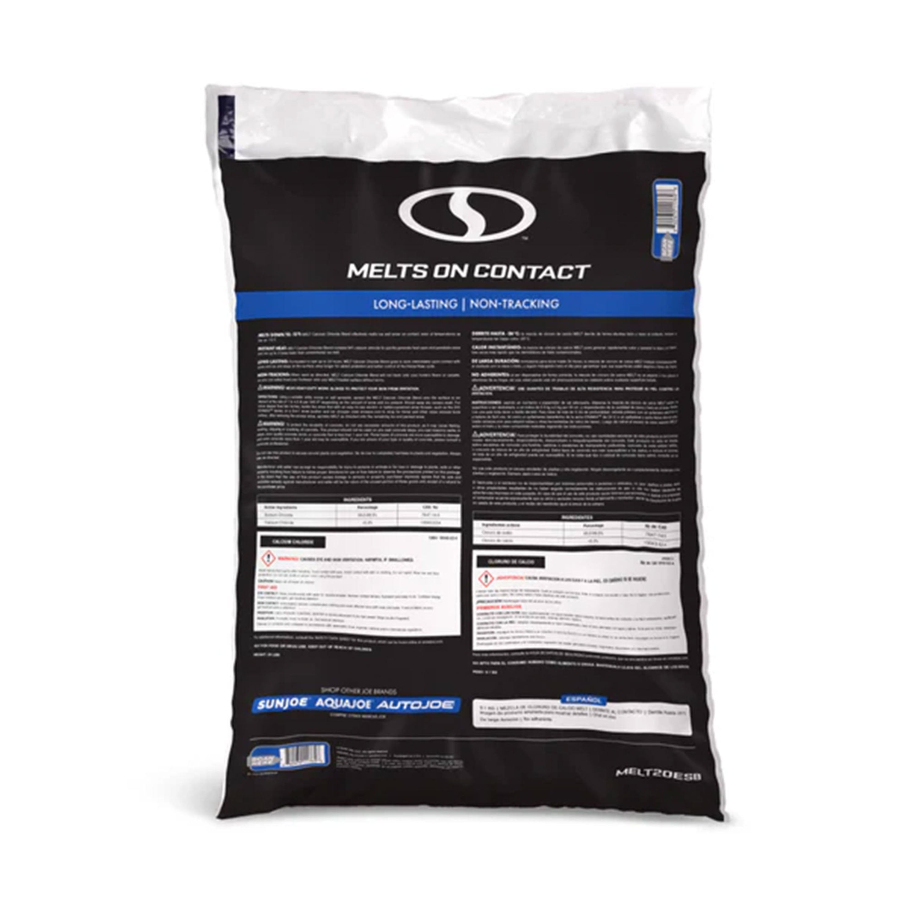 Snow Joe Calcium Chloride Ice Melt Blend Snow Removal, 20 Lbs, Blue - VMInnovations