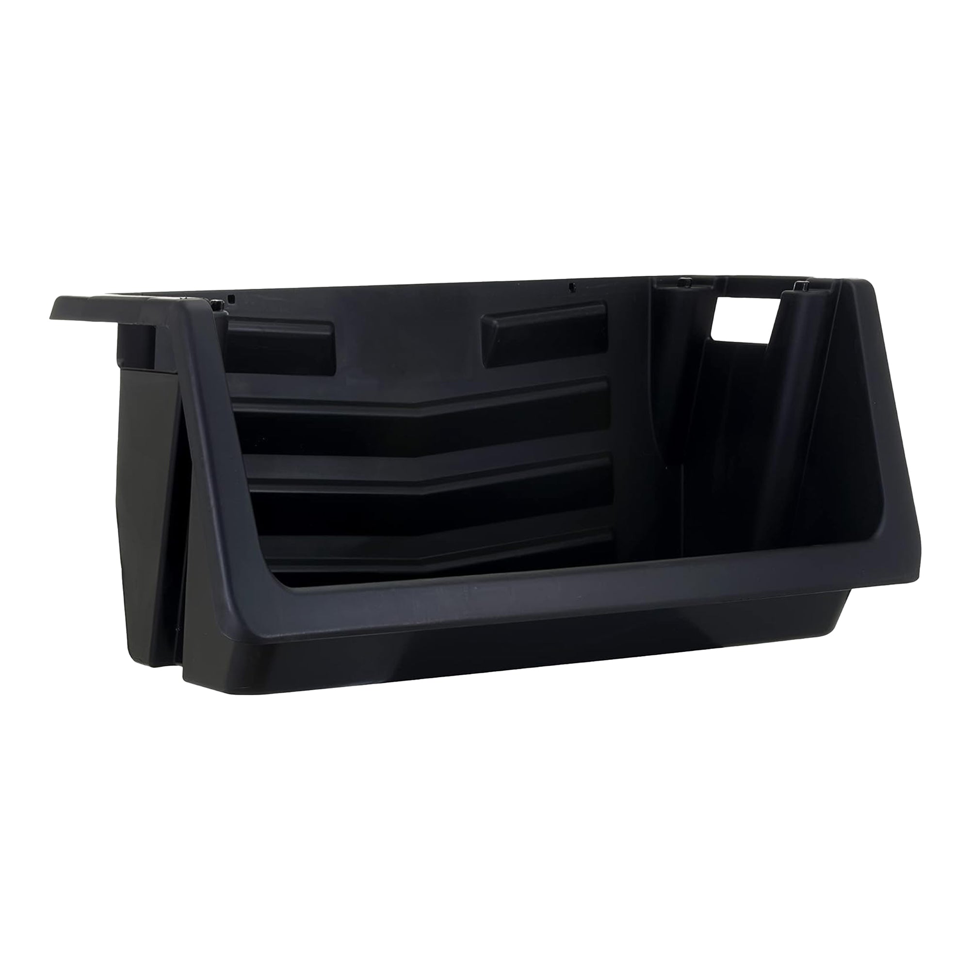 Mighty Tuff 3 Pack Nesting Stackable Bins for Heavy Duty Space Saving Storage - VMInnovations