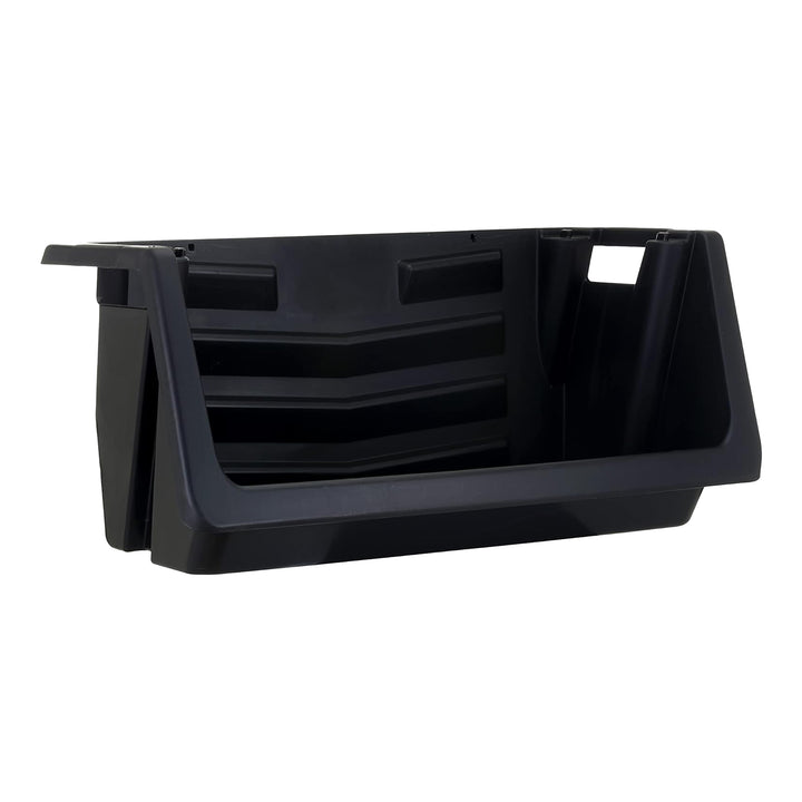 Mighty Tuff 3PK Nesting Stackable Bins Heavy Duty Space Saving Storage(Open Box)
