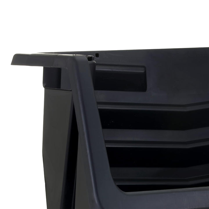 Mighty Tuff 3PK Nesting Stackable Bins Heavy Duty Space Saving Storage(Open Box)