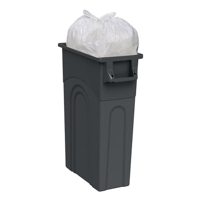 United Solutions 2 Pack 23 Gal Kitchen Garbage Bins, Highboy, Black (Open Box)