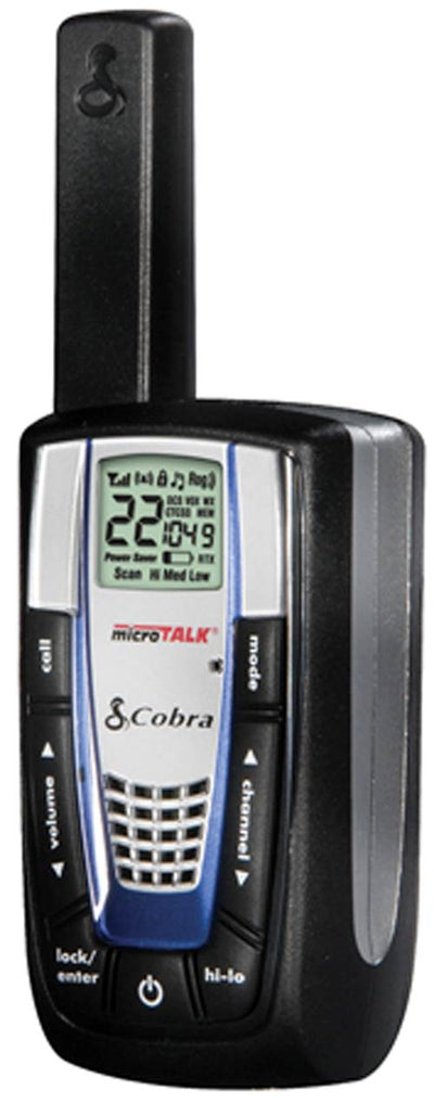 2) COBRA CXR875 30 Mile 22 Channel FRS/ GMRS Walkie Talkie 2-Way Radios