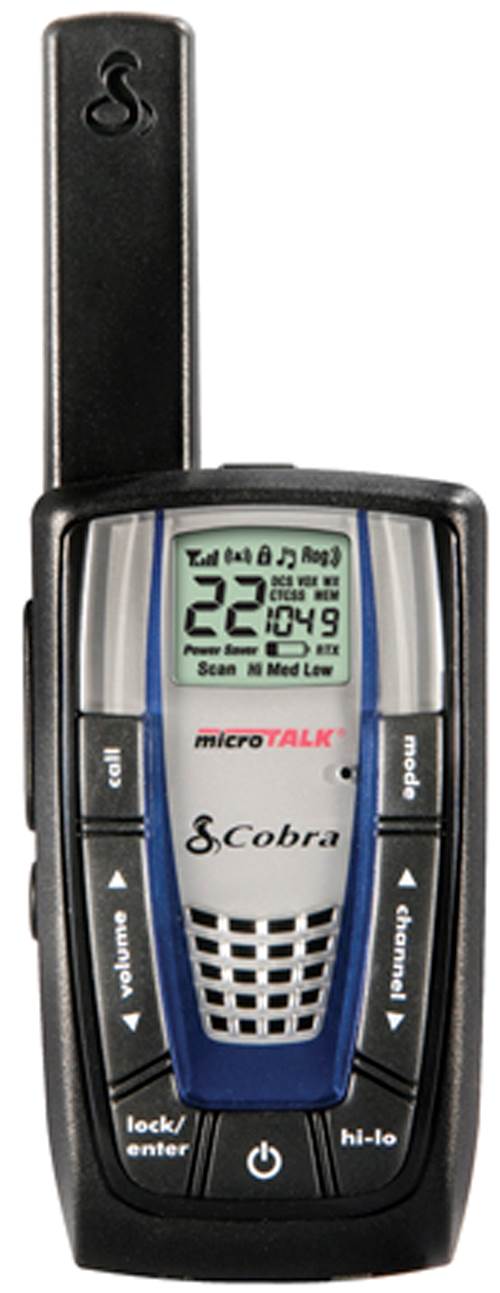 2) COBRA CXR875 30 Mile 22 Channel FRS/ GMRS Walkie Talkie 2-Way Radios