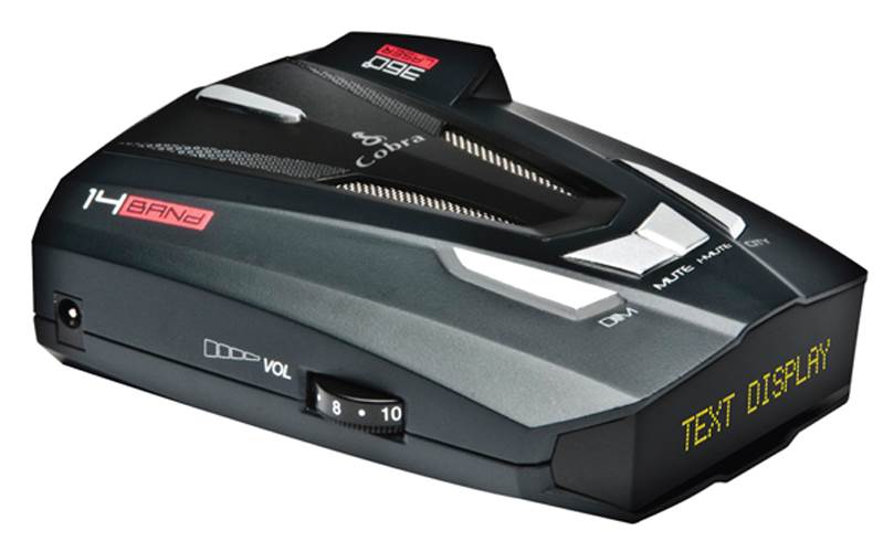 COBRA XRS-9570 14 Band 360° Camera Laser Radar Detector w/ DigiView Data