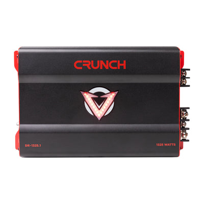 Crunch 1325W Mono block Subwoofer Car Audio Amplifier with Adjustable Crossovers - VMInnovations