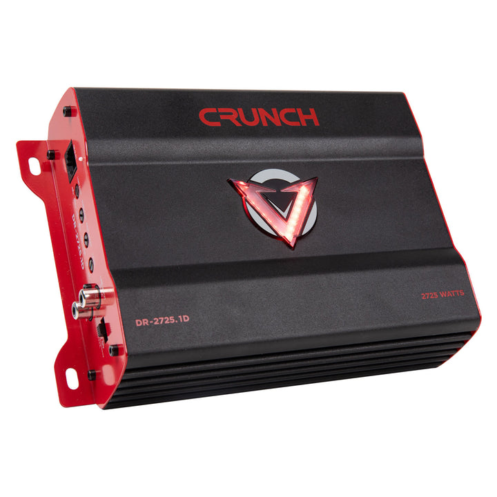 Crunch 2725W Mono block Subwoofer Car Audio Amplifier with Adjustable Crossovers