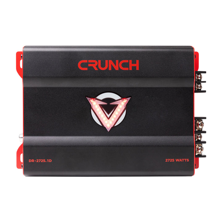 Crunch 2725W Mono block Subwoofer Car Audio Amplifier with Adjustable Crossovers