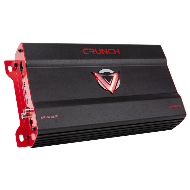 Crunch 3725W Mono block Subwoofer Car Audio Amplifier with Adjustable Crossovers