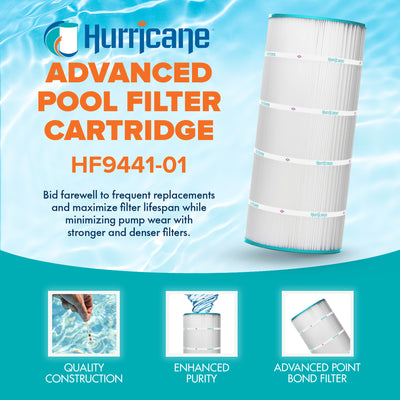 Hurricane Filters HF9441-01 Advanced Pool and Spa Filter Cartridge (Used) - VMInnovations