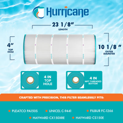 Hurricane Filters HF9441-01 Advanced Pool and Spa Filter Cartridge (Used) - VMInnovations