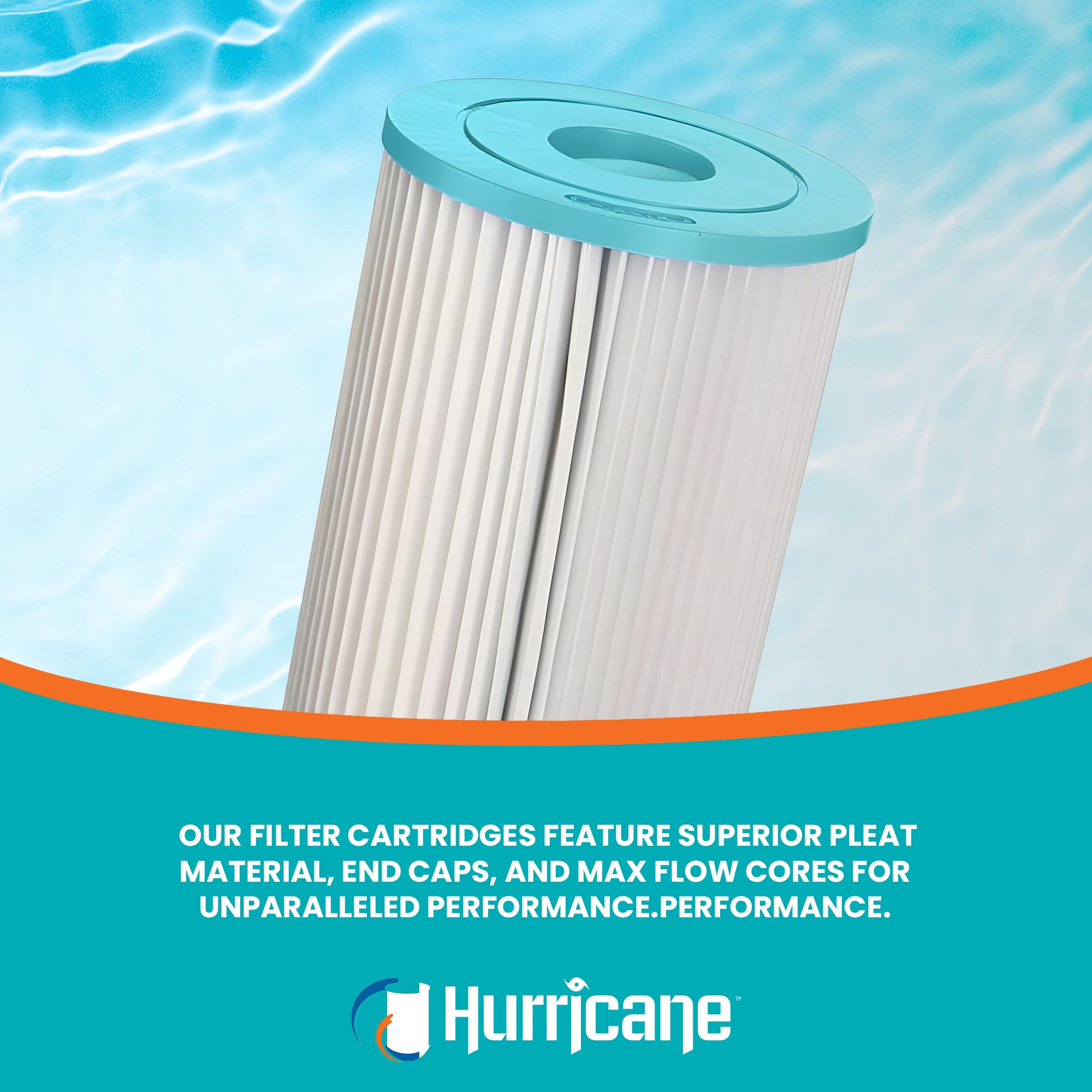 Hurricane Filters HF5315-01 Pool Filter Cartridge for Pleatco, Unicel (Open Box)