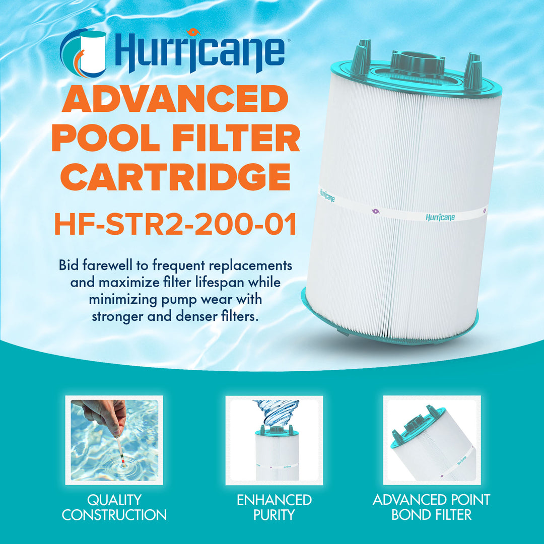 Hurricane Filters Advanced Pool, Spa Cartridge Filter Replacement (Open Box)
