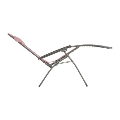 Lafuma R Clip Reclining Foldable Zero Gravity Relaxation Patio Chair, Cerisier - VMInnovations