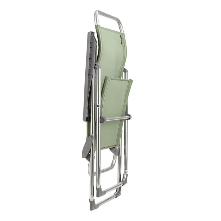 Lafuma Alu Cham 5 Seating Position Folding Outdoor Armchair, Seigle (Open Box)