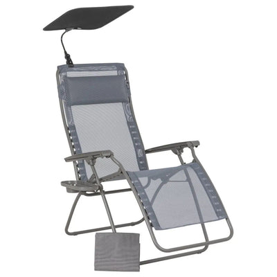 Lafuma Zen Edition Adjustable Relaxation Chair, Multi-Position Armchair, Grey - VMInnovations