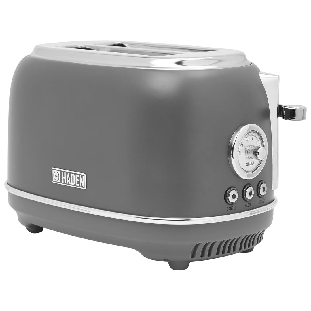 Haden Chelsea Stainless Steel 2 Slice Toaster, Extra Wide Slots  (Open Box)