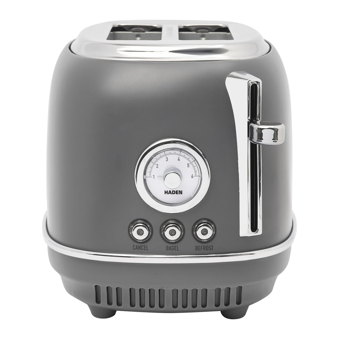 Haden Chelsea Stainless Steel 2 Slice Toaster, Extra Wide Slots  (Open Box) - VMInnovations