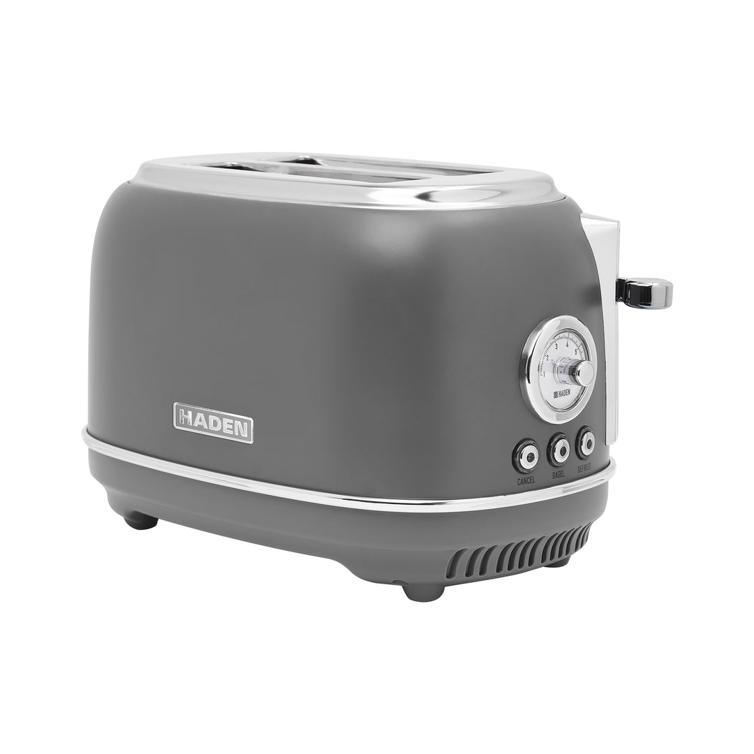Haden Chelsea Stainless Steel 2 Slice Toaster, Extra Wide Slots  (Open Box) - VMInnovations