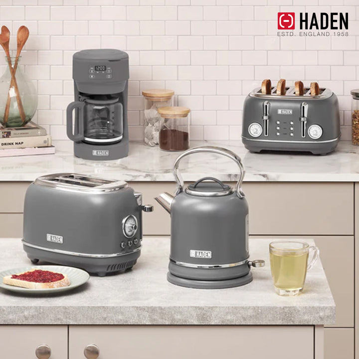 Haden Chelsea Stainless Steel 2 Slice Toaster, Extra Wide Slots  (Open Box)